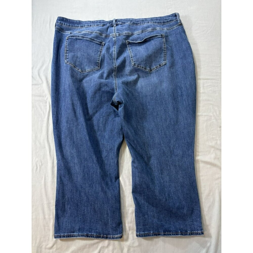 NYDJ Jeans Size 24 W Womens Blue Stretch Pants Mid Rise Relaxed joni capri - Picture 6 of 6